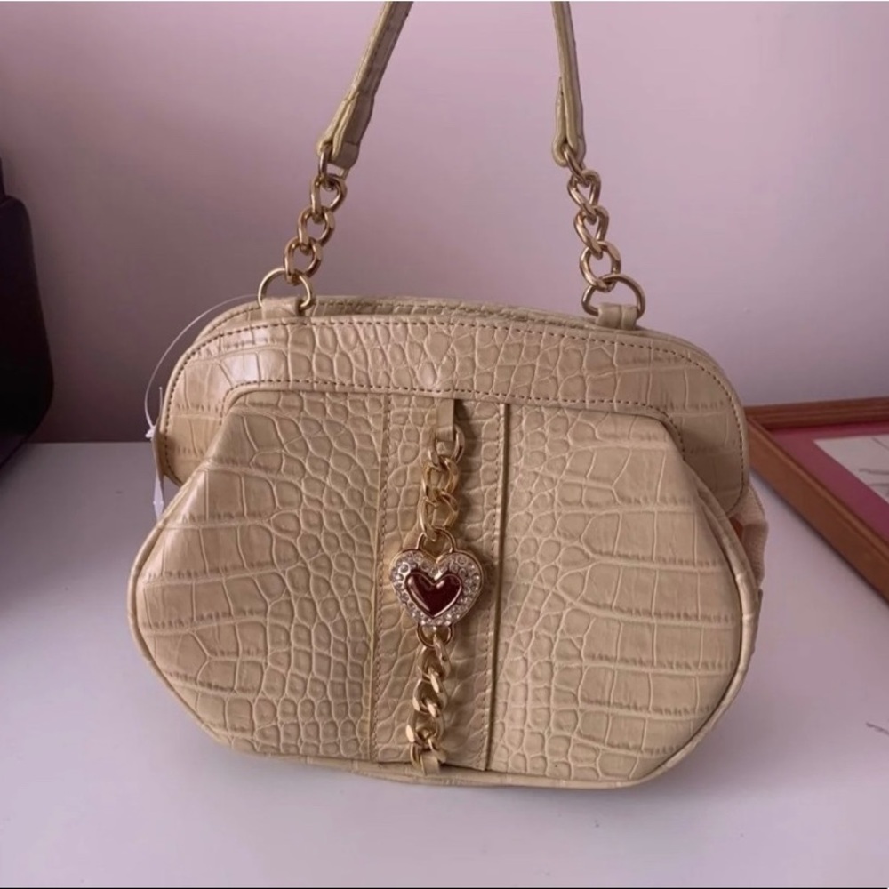 Faux alligator purse handbag nwt